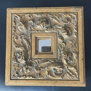 Gold Decorative Mirror.